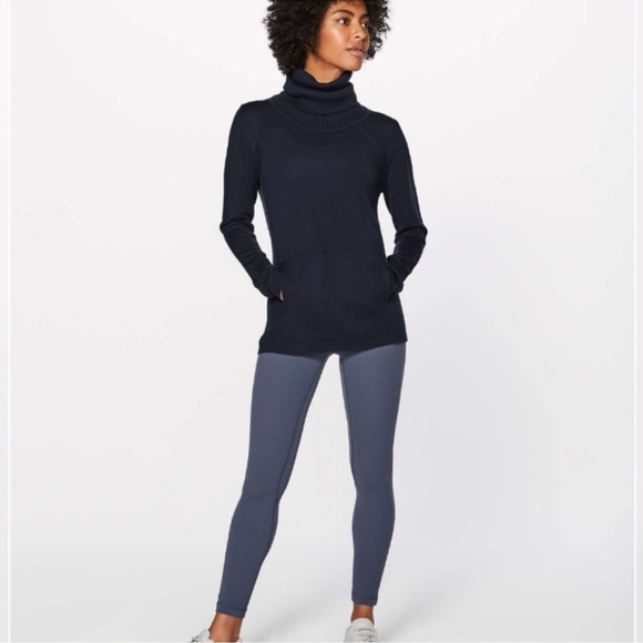 LULULEMON Sweat & Savasana Merino Wool Sweater in Inkwell (Black) — 8 - Picture 3 of 9